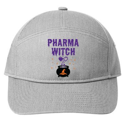 Pharmacist Halloween Pharmacy Tech Women Pharma Witch 7-Panel Snapback Hat