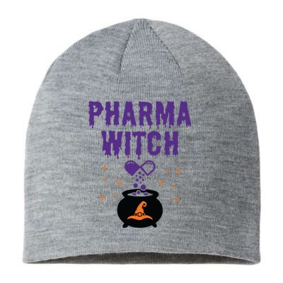 Pharmacist Halloween Pharmacy Tech Women Pharma Witch Sustainable Beanie