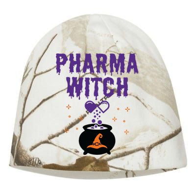 Pharmacist Halloween Pharmacy Tech Women Pharma Witch Kati - Camo Knit Beanie