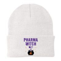 Pharmacist Halloween Pharmacy Tech Women Pharma Witch Knit Cap Winter Beanie