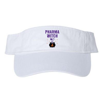 Pharmacist Halloween Pharmacy Tech Women Pharma Witch Valucap Bio-Washed Visor