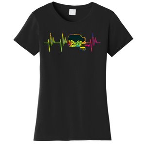 Pharmacist Heartbeat Pharmacy Technician PharmD Graphic Women's T-Shirt