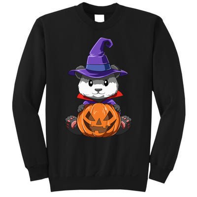 Panda Halloween Panda Lover Gift Panda Pumpkin Halloween Sweatshirt