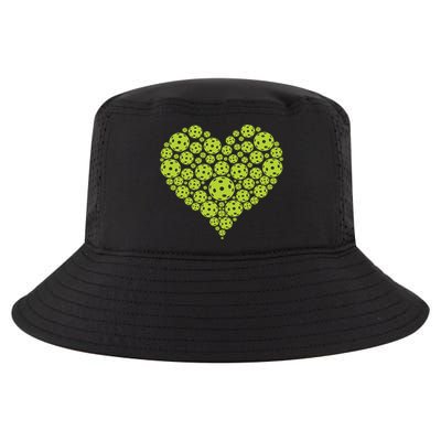 Pickleball Heart Professional Pickleball Game Players Great Gift Cool Comfort Performance Bucket Hat