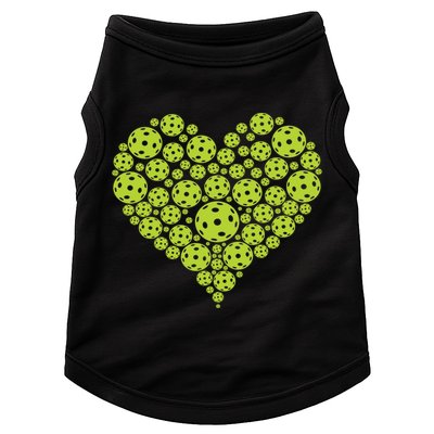 Pickleball Heart Professional Pickleball Game Players Great Gift Doggie Tank