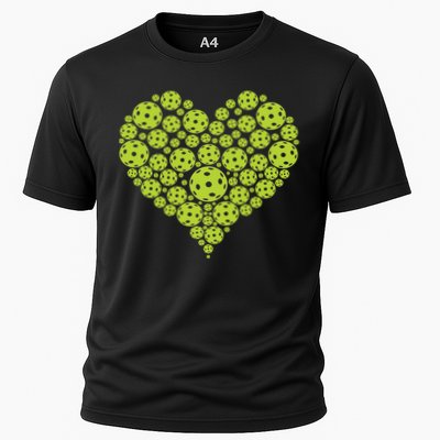 Pickleball Heart Professional Pickleball Game Players Great Gift Performance Shirt
