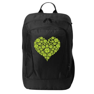 Pickleball Heart Professional Pickleball Game Players Great Gift City Backpack