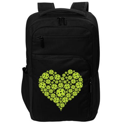 Pickleball Heart Professional Pickleball Game Players Great Gift Impact Tech Backpack