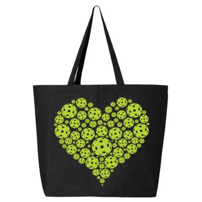 Pickleball Heart Professional Pickleball Game Players Great Gift 25L Jumbo Tote