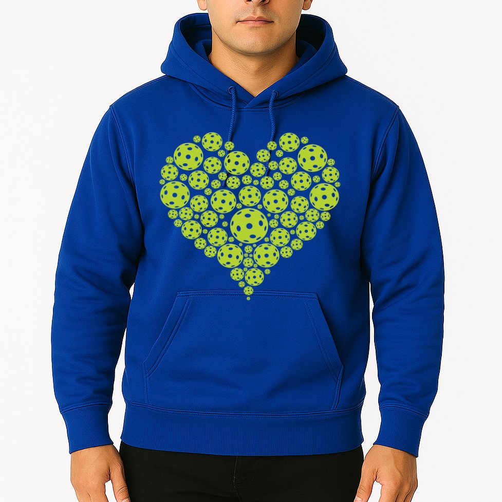 Pickleball Heart Professional Pickleball Game Players Great Gift Hoodie