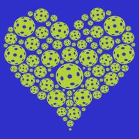 Pickleball Heart Professional Pickleball Game Players Great Gift Hoodie