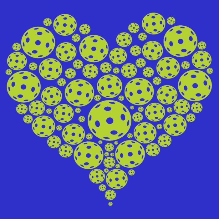 Pickleball Heart Professional Pickleball Game Players Great Gift Hoodie