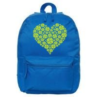 Pickleball Heart Professional Pickleball Game Players Great Gift 16 in Basic Backpack