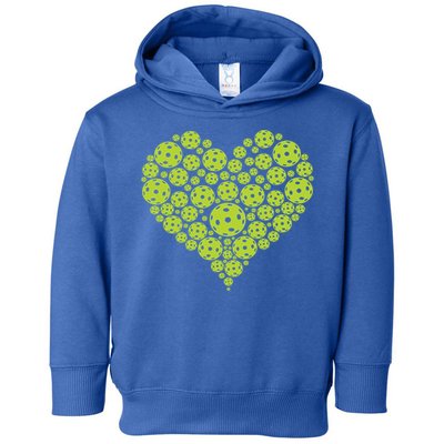 Pickleball Heart Professional Pickleball Game Players Great Gift Toddler Hoodie
