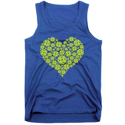 Pickleball Heart Professional Pickleball Game Players Great Gift Tank Top