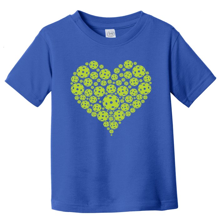 Pickleball Heart Professional Pickleball Game Players Great Gift Toddler T-Shirt