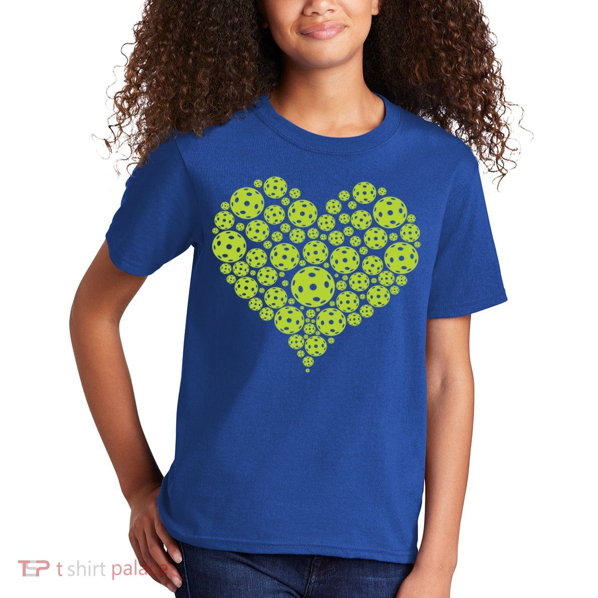 Pickleball Heart Professional Pickleball Game Players Great Gift Kids T-Shirt