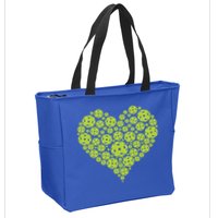Pickleball Heart Professional Pickleball Game Players Great Gift Zip Tote Bag