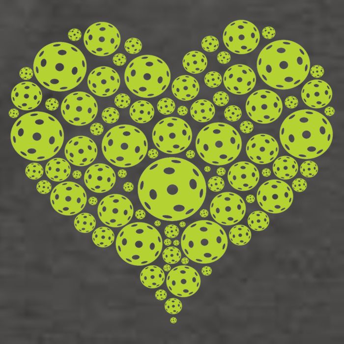 Pickleball Heart Professional Pickleball Game Players Great Gift Vector Backpack