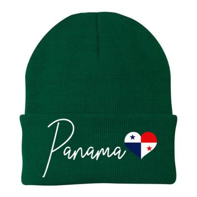 Panama Heart Pride Panamanian Flag Knit Cap Winter Beanie