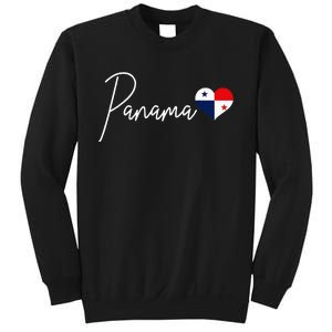 Panama Heart Pride Panamanian Flag Sweatshirt