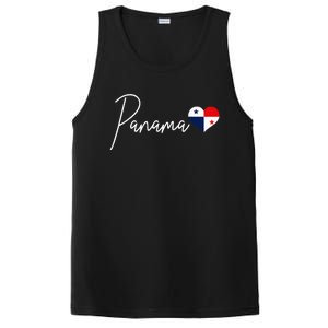 Panama Heart Pride Panamanian Flag PosiCharge Competitor Tank