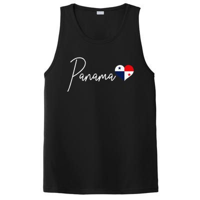 Panama Heart Pride Panamanian Flag PosiCharge Competitor Tank