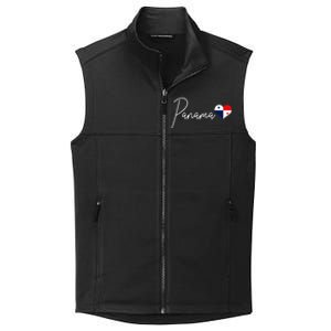 Panama Heart Pride Panamanian Flag Collective Smooth Fleece Vest