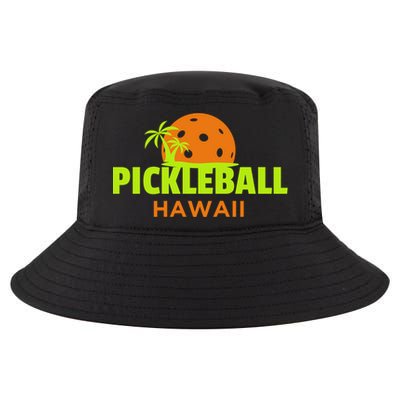 Pickleball Hawaii Palm Tree Gift Cool Comfort Performance Bucket Hat