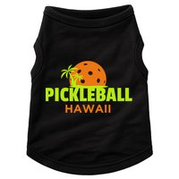 Pickleball Hawaii Palm Tree Gift Doggie Tank