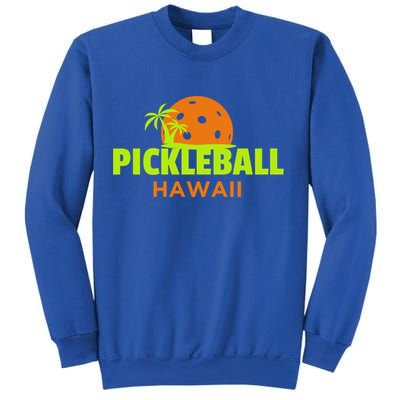 Pickleball Hawaii Palm Tree Gift Sweatshirt