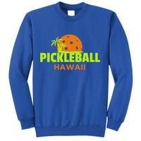 Pickleball Hawaii Palm Tree Gift Sweatshirt