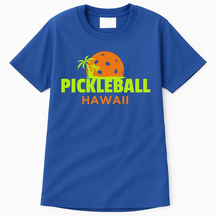 Pickleball Hawaii Palm Tree Gift Tall T-Shirt