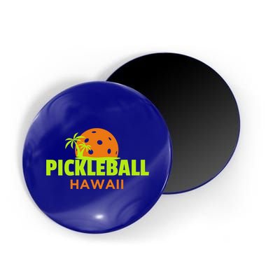 Pickleball Hawaii Palm Tree Gift Magnet