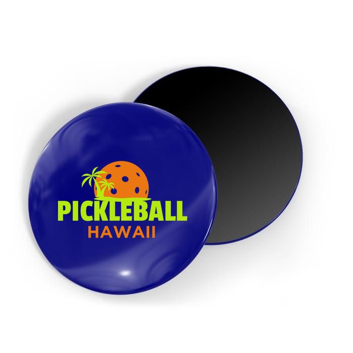 Pickleball Hawaii Palm Tree Gift Magnet