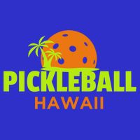 Pickleball Hawaii Palm Tree Gift Pom Pom 12in Knit Beanie