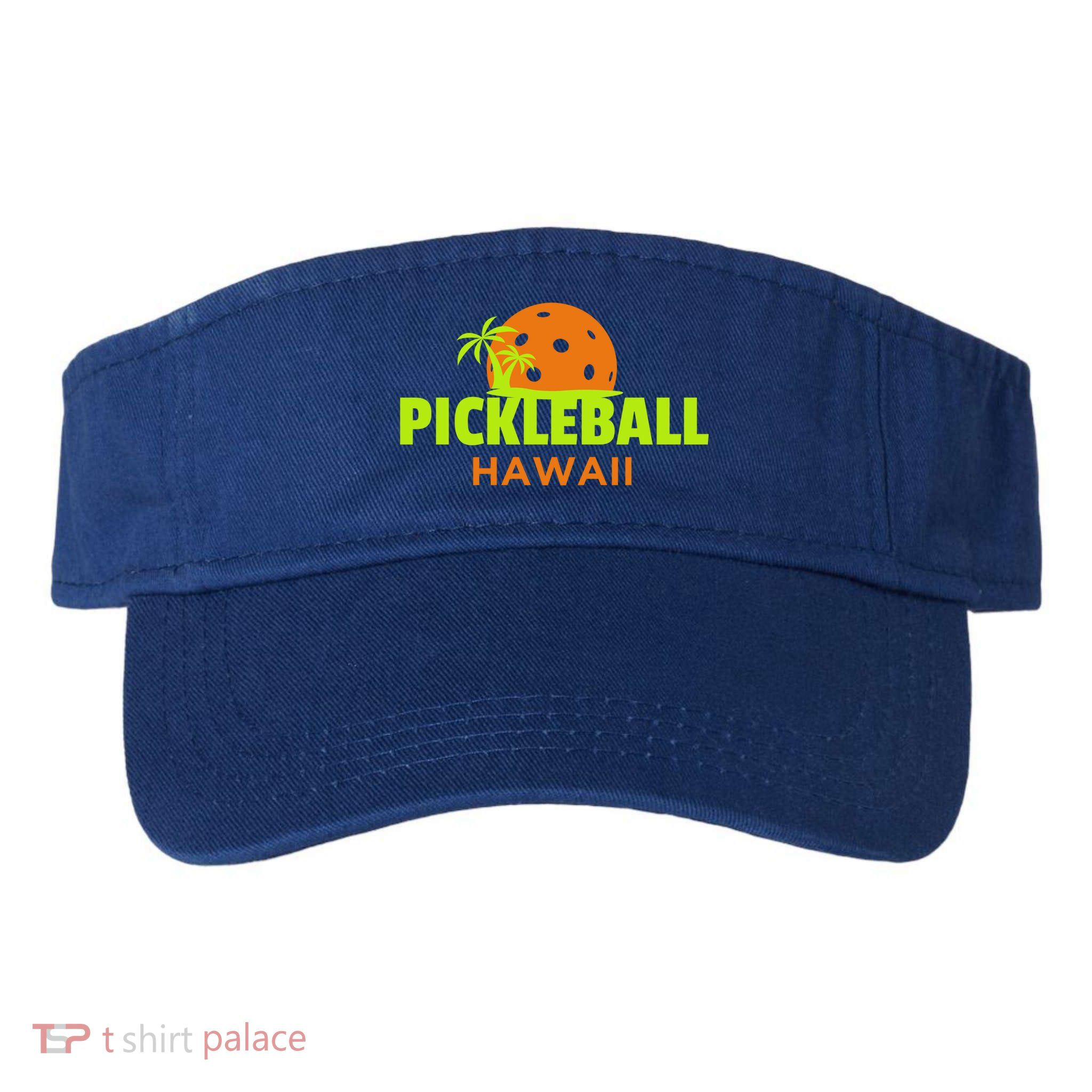 Pickleball Hawaii Palm Tree Gift Visor