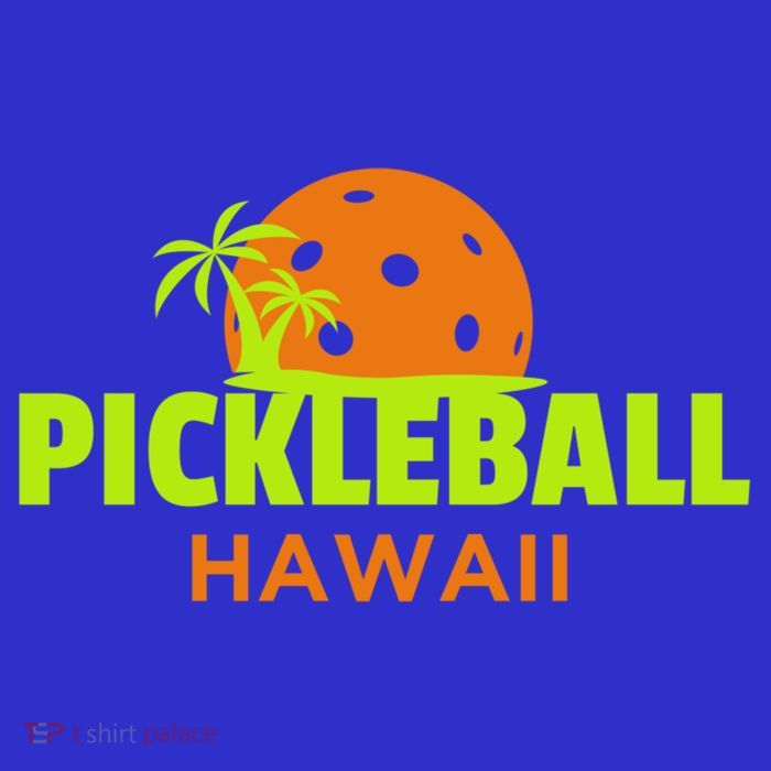 Pickleball Hawaii Palm Tree Gift Short Acrylic Beanie