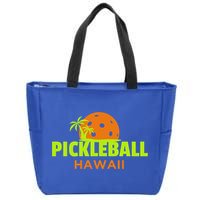 Pickleball Hawaii Palm Tree Gift Zip Tote Bag