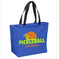 Pickleball Hawaii Palm Tree Gift Zip Tote Bag