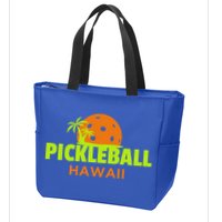 Pickleball Hawaii Palm Tree Gift Zip Tote Bag