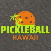 Pickleball Hawaii Palm Tree Gift Cotton Canvas Backpack