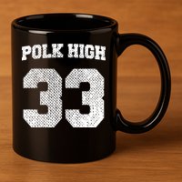 Polk High 11oz C Handle Ceramic Mug