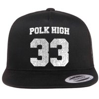 Polk High Flat Bill Trucker Hat