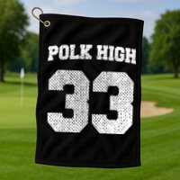 Polk High Golf Towel