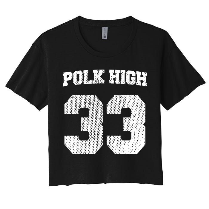 Polk High Women's Crop Top Tee