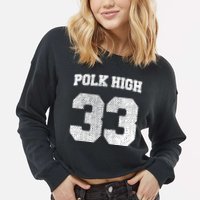 Polk High Cropped Pullover Crew