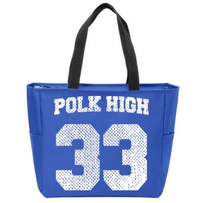 Polk High Zip Tote Bag