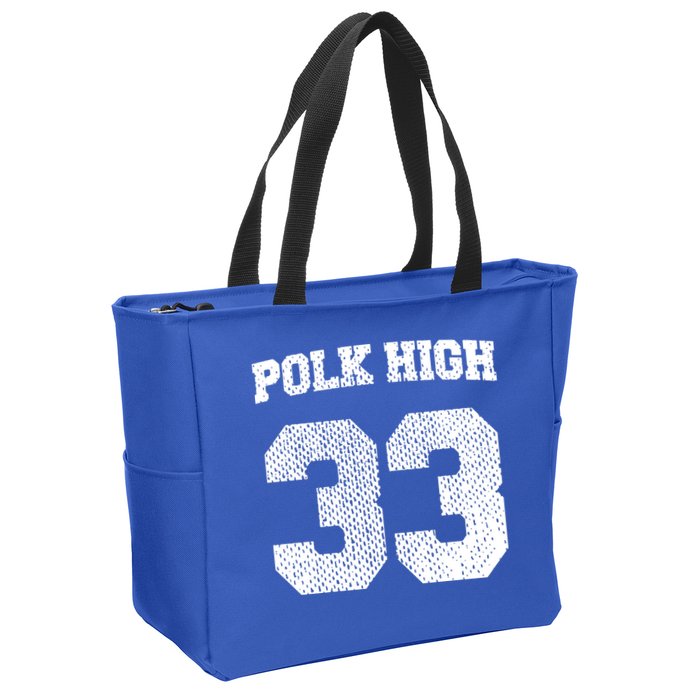 Polk High Zip Tote Bag