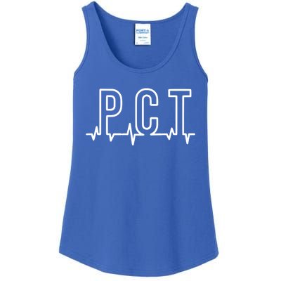 Pct Heartbeat Patient Care Technician Assistant Healthcare Gift Ladies Essential Tank